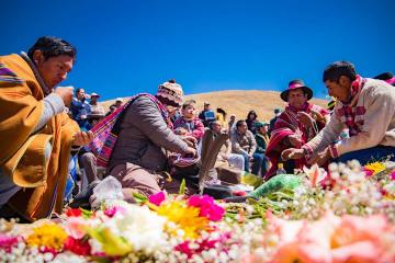 Apurímac realiza homenaje a la pachamama para agradecer 52 obras de siembra y cosecha de agua