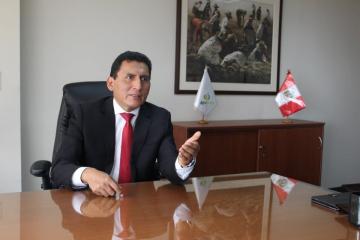 César Quispe, presidente de Agrobanco: 