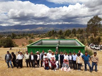 Junín: familias agricultoras reciben infraestructura de riego valorizada en más de S/ 2 millones