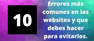 Los 10 errores más comunes en websites