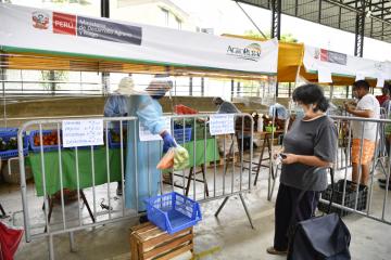 Más de 5 mil toneladas de alimentos de la agricultura familiar se comercializan en mercados 