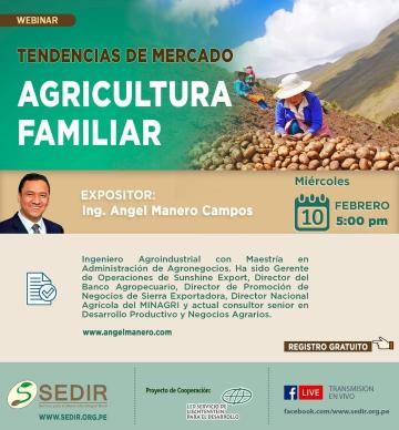 SEDIR promueve los mercados para la agricultura familiar