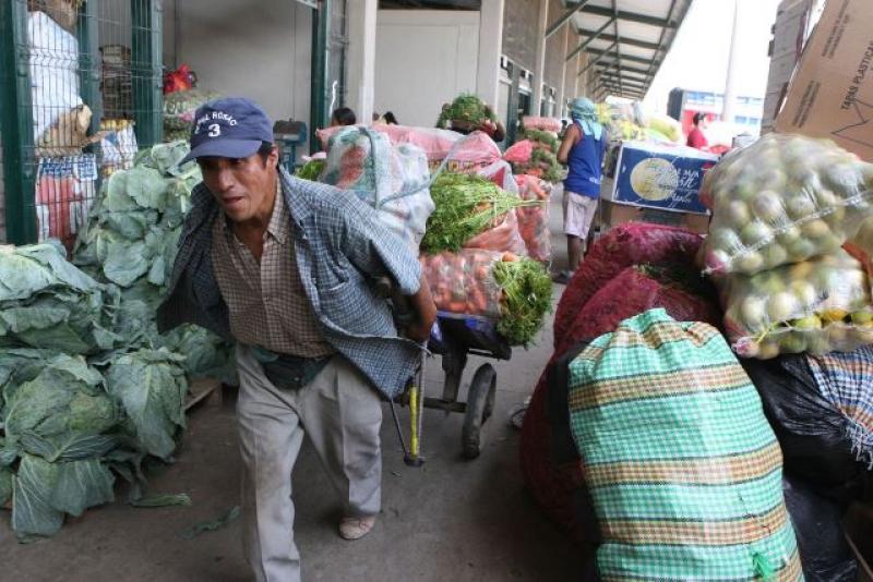 7 MIL  TOLENADAS DE ALIMENTOS INGRESARON AYER AL GRAN MERCADO MAYORISTA DE LIMA