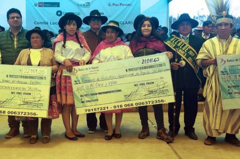 Agro Rural destinará  S/ 381.604 para financiar planes de negocios de 11 asociaciones de pequeños productores en Huancavelica