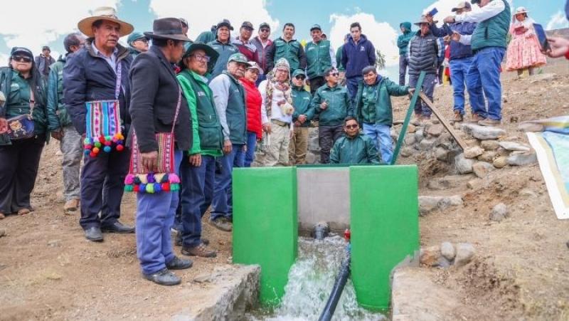 Agro Rural inauguró ocho reservorios y dos qochas en Moquegua