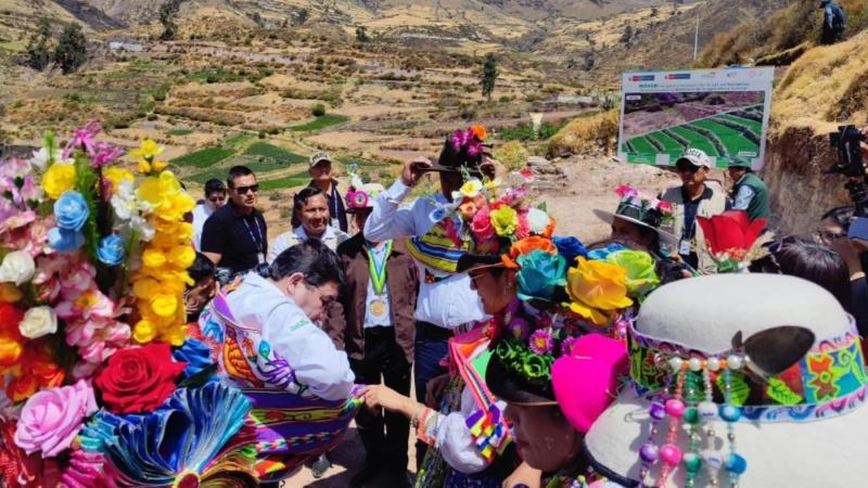 Agro sostenible: Mincul y Midagri impulsan recuperación de andenes y saberes ancestrales