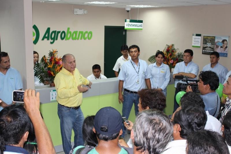 AGROBANCO PROYECTA FINANCIAMIENTO PRODUCTIVO Y AGROINDUSTRIAL POR S/.40 MILLONES