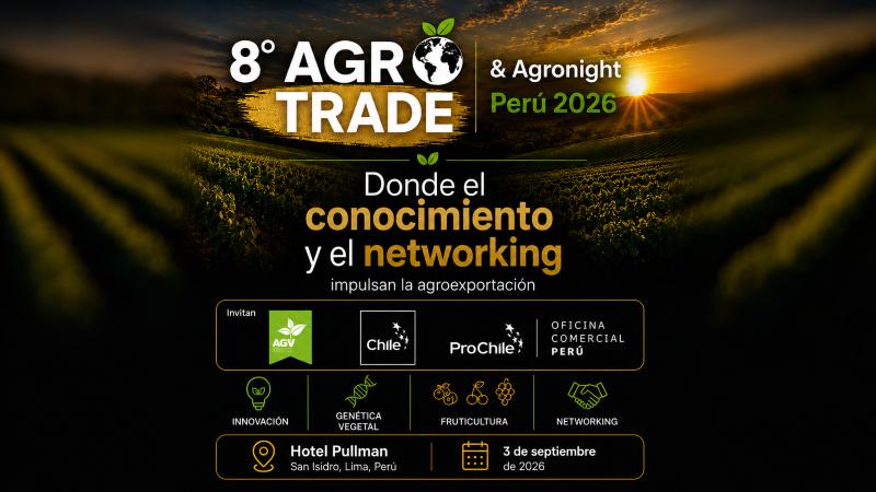 AgroTrade & AgroNight Perú 2026 pondrá foco en genética, innovación y diversificación para el futuro de la fruticultura
