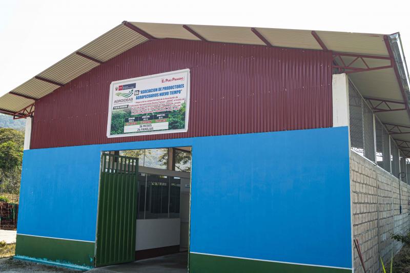 Asociación de productores de Monobamba inaugura su Centro de Acopio de café