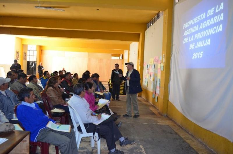 AUTORIDADES Y PRODUCTORES DE JAUJA DISCUTIERON AGENDA AGRARIA REGIONAL