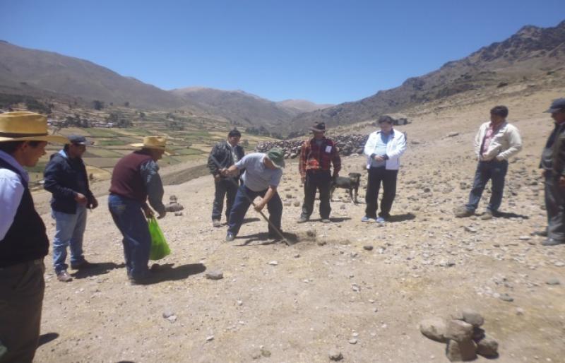Ayacucho: inician construcción de reservorio nocturno en Quiñasi