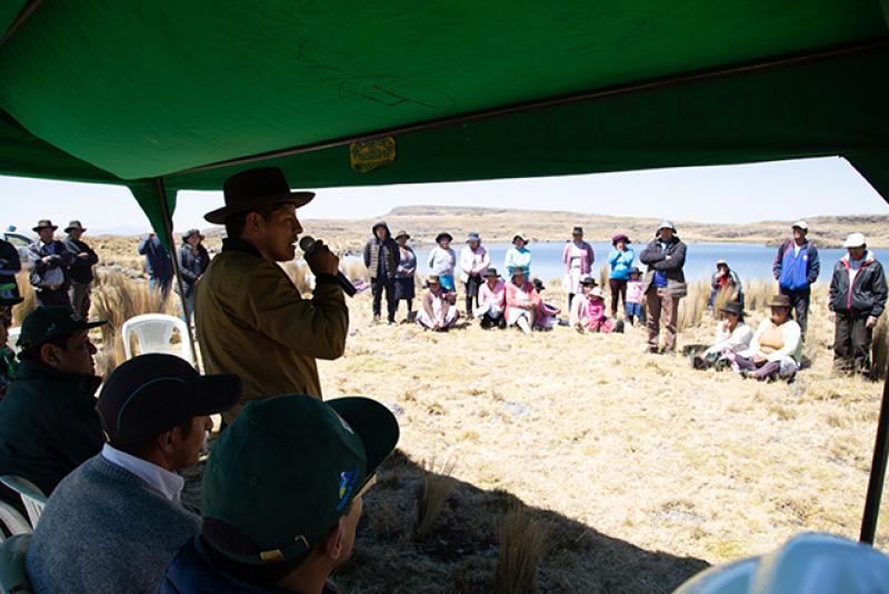 Ayacucho: obras de siembra y cosecha de agua por un valor de más de S/ 5 millones se entregarán en septiembre