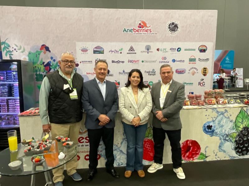 Berries de México vuelven a brillar en el Primer Congreso Internacional Agroalimentario de Jalisco