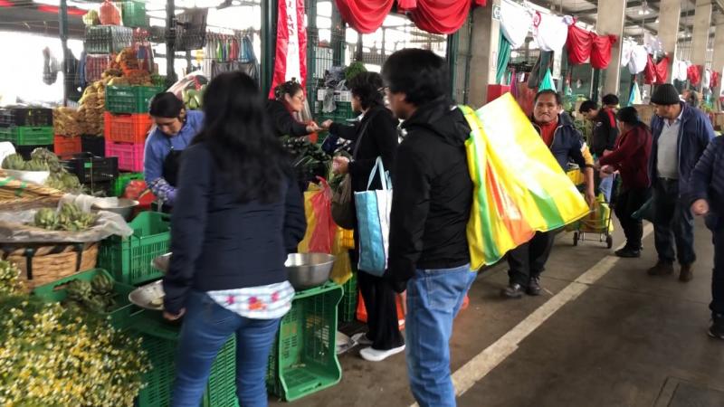 Campaña “Yo Traje Mi Bolsa” en Gran Mercado Mayorista de Lima