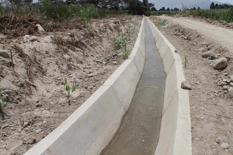 CANAL DE CAQUI EN HUARAL MEJORARÁ IRRIGACIÓN DE 400 HECTÁREAS CULTIVADAS