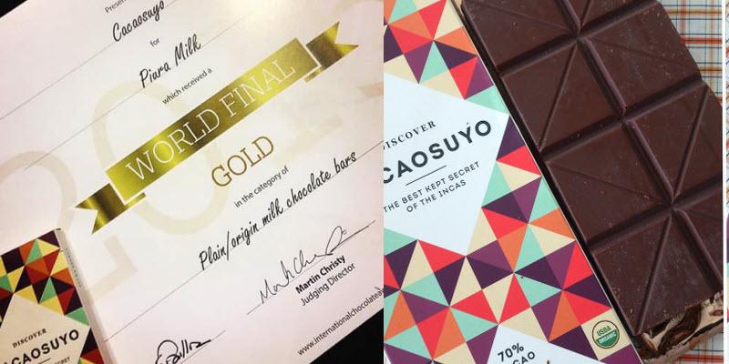 CHOCOLATE PERUANO  “EL CACAOSUYO”  FUE RECONOCIDO COMO EL MEJOR DEL MUNDO