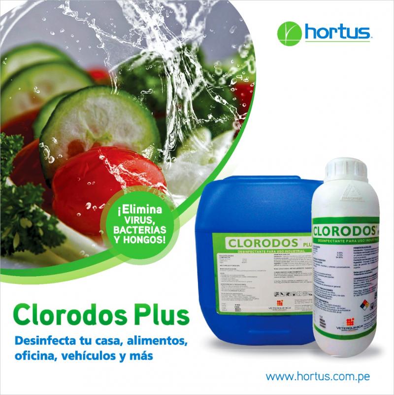 Clorodos Plus, desinfecta los alimentos y evita los riesgos por contaminación