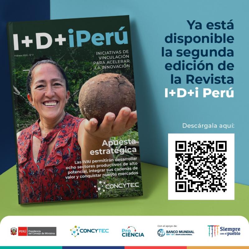 Concytec presenta II edición de la Revista I+D+i Perú donde se promueve la competitividad en 8 regiones del país