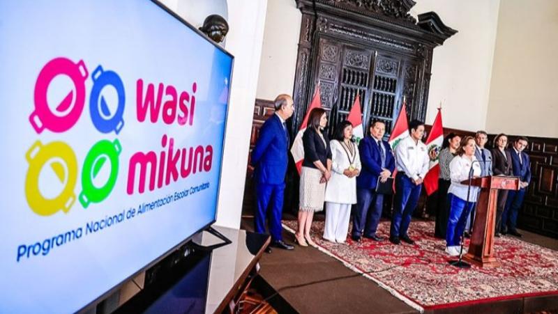 Crean nuevo Programa Nacional de Alimentación Escolar Comunitaria Wasi Mikuna