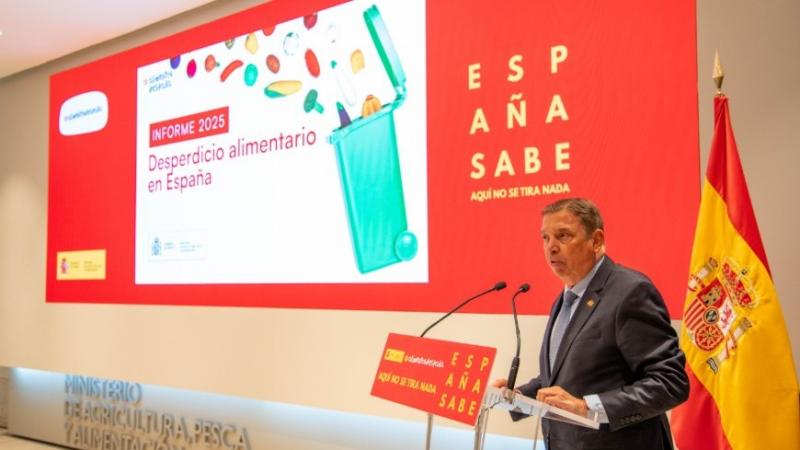 Desperdicio alimentario en España se reduce 19,2 % respecto a 2020