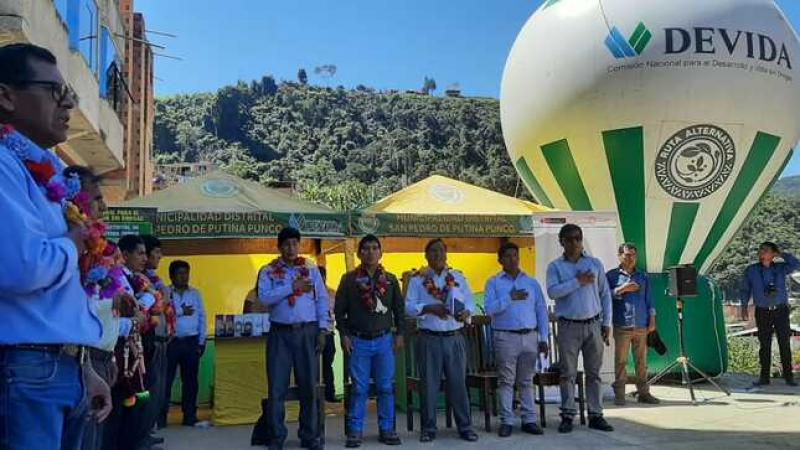 Devida invierte más de S/ 5 millones para mejorar cultivos alternativos en Puno