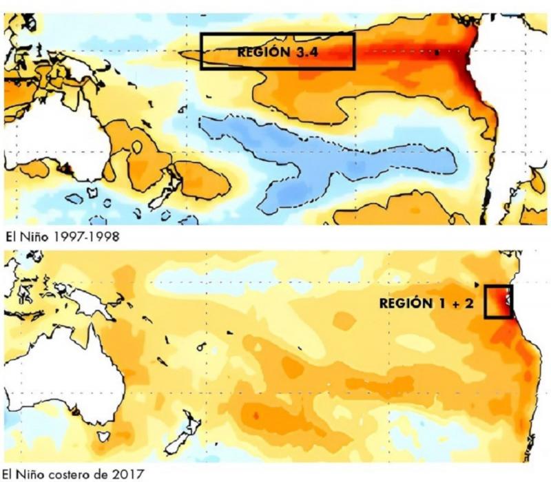 Fenómeno El Niño acentuará las lluvias por calentamiento del mar