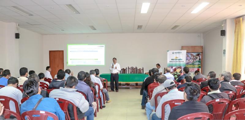 Fortalecerán capacidades técnicas y empresariales de productores agrarios