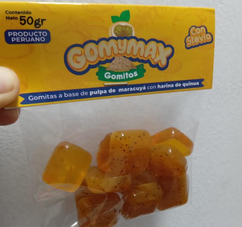Gomymax: la propuesta de una gomita saludable con pulpa de maracuyá, arándano y granos andinos