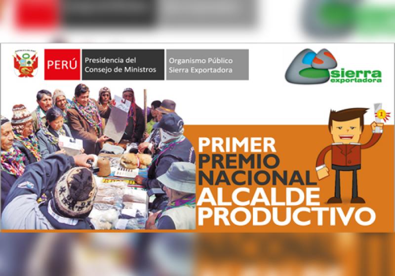 HOY ENTREGAN PREMIO “ALCALDE PRODUCTIVO”