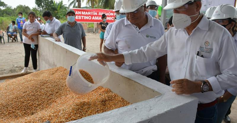 Inauguran planta secadora de maíz amarillo duro en San Martín
