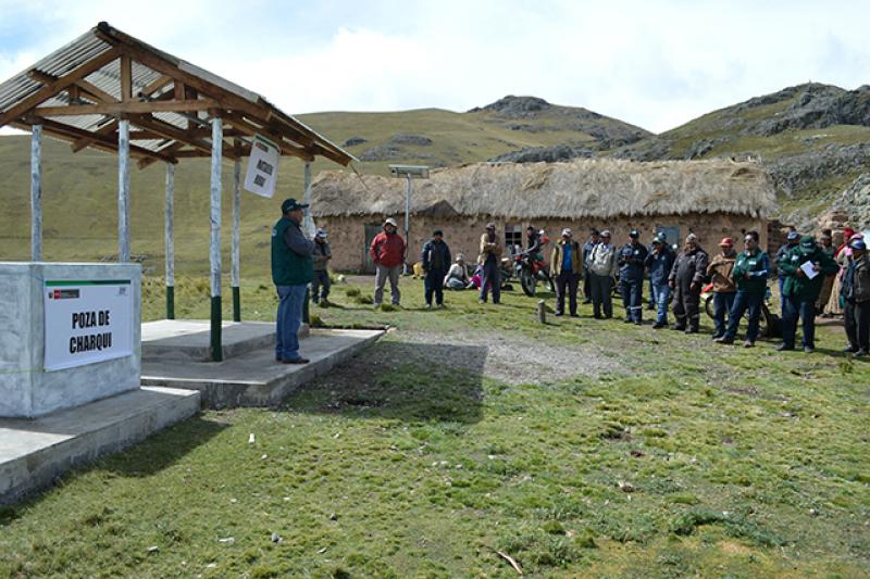 INIA implementó 20 módulos de producción alpaquera para mitigar efectos de heladas y cambio climático