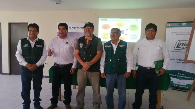 INIA renueva Comisión Técnica Regional de Innovación Agraria de la región Moquegua