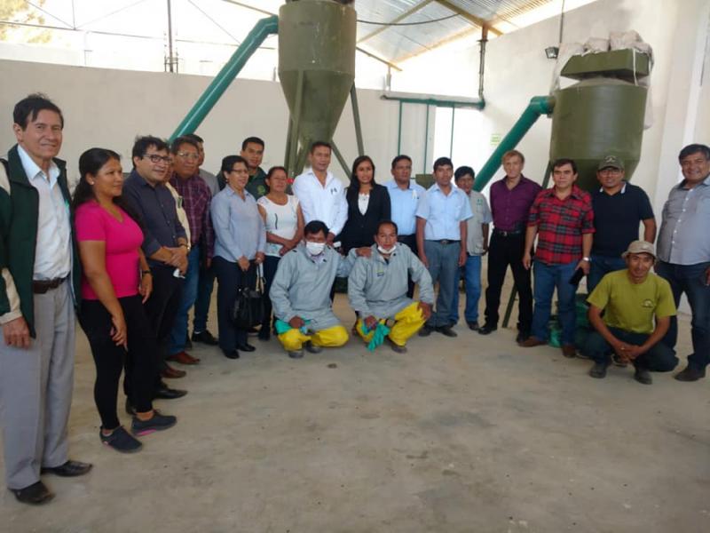 Instalan planta agroindustrial de tara en Huánuco