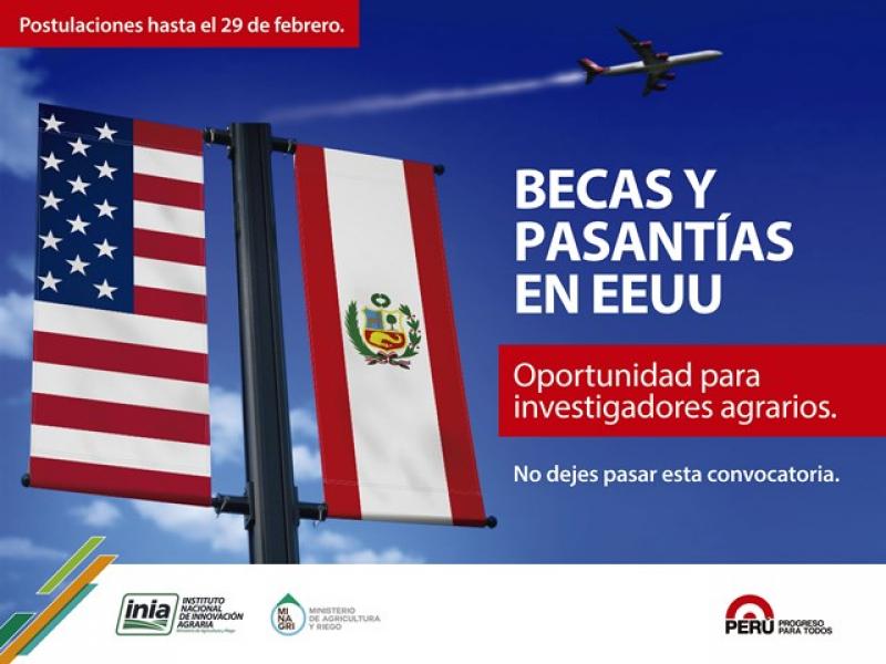 INVESTIGADORES PERUANOS SON LLAMADOS A POSTULAR A BECAS SOBRE ADAPTACIÓN DE LA AGRICULTURA