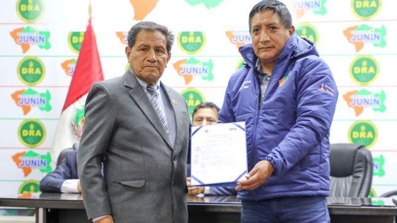 Jaime Aquino Aquino es nuevo director Regional de Agricultura de Junín