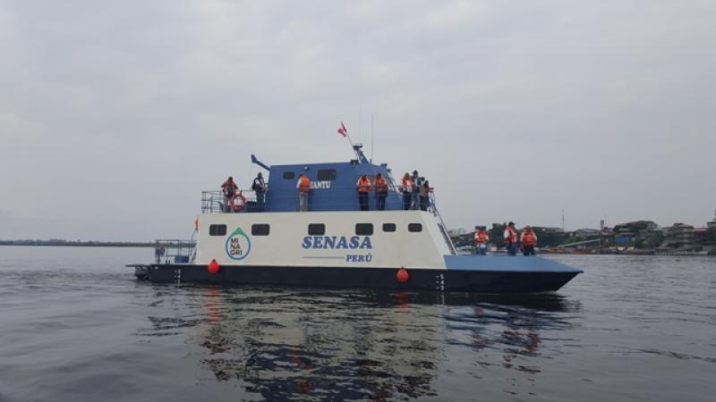 LANZAN PRIMERA EMBARCACIÓN DE SANIDAD AGRARIA PARA PRODUCTORES DE CUENCA DEL AMAZONAS