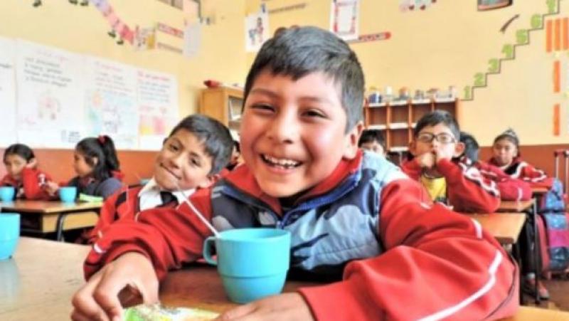 Más de 167 mil niños de Puno reciben alimentos saludables con quinua, trigo y leche gracias a Qali Warma