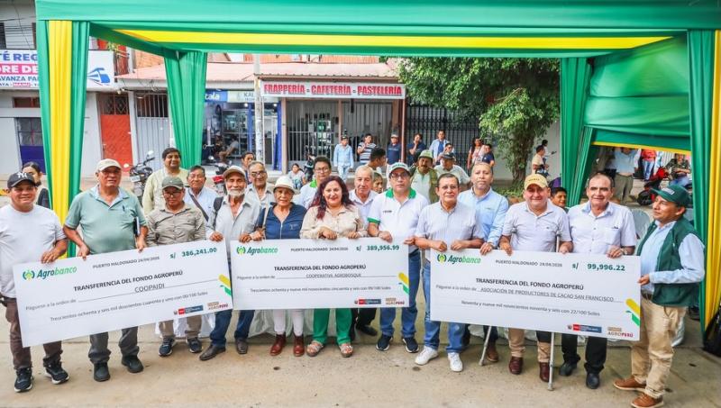 Más de S/ 3 millones en créditos para fortalecer el agro y la ganadería en Madre de Dios