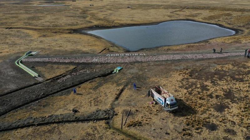 Midagri impulsa la agricultura familiar con proyecto de recarga hídrica