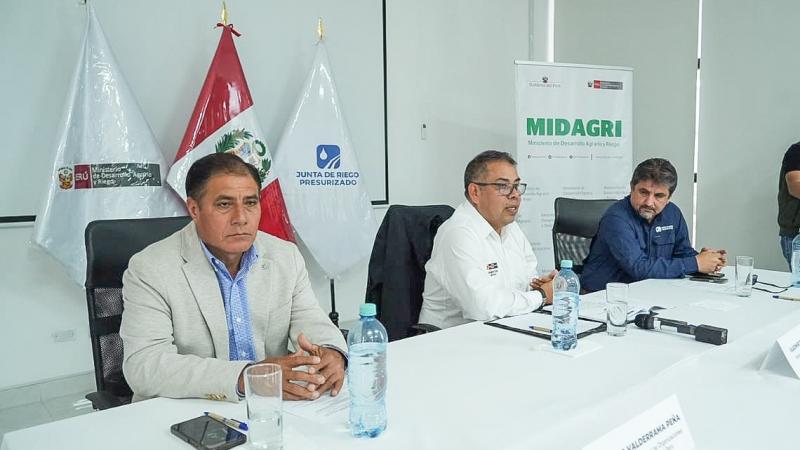 Midagri y Junta de Usuarios de Agua afianzan trabajo articulado