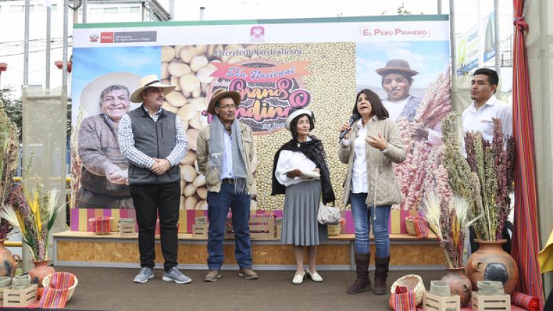 Minagri busca que consumo per cápita de granos andinos al 2021 alcance los 3.5 kilos