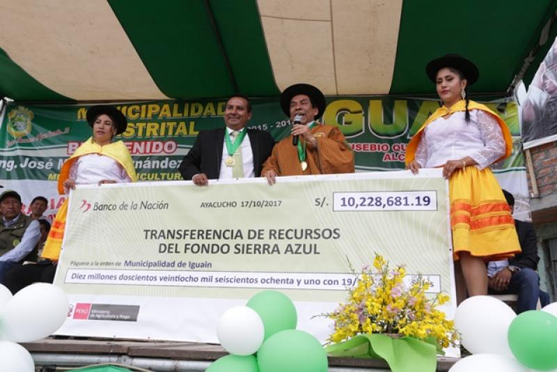 Minagri pone en marcha obras de riego por más de S/ 11 millones en Ayacucho