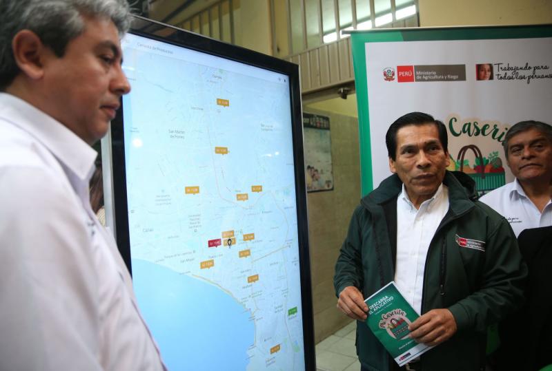 Minagri presentó aplicativo de precios baratos de alimentos en Mistura