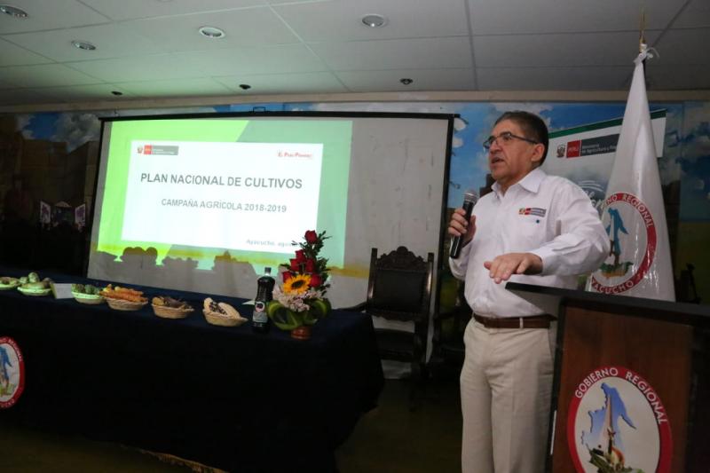 Minagri presentó Plan Nacional de Cultivos 2018 – 2019 en Ayacucho