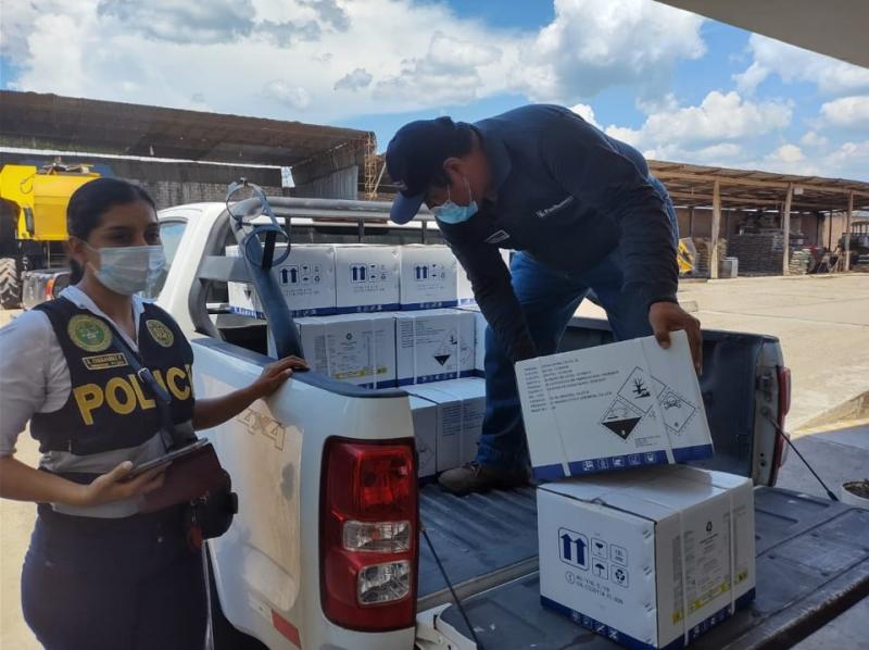Operativo multisectorial da golpe a venta ilegal de plaguicidas prohibidos en región San Martín