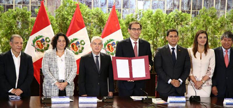 Perú es el primer país en Latinoamérica en contar con una Ley que permitirá reducir la vulnerabilidad frente al cambio climático