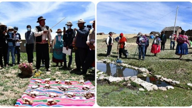 Perú y Bolivia intercambian experiencias en la gestión del riesgo de sequía