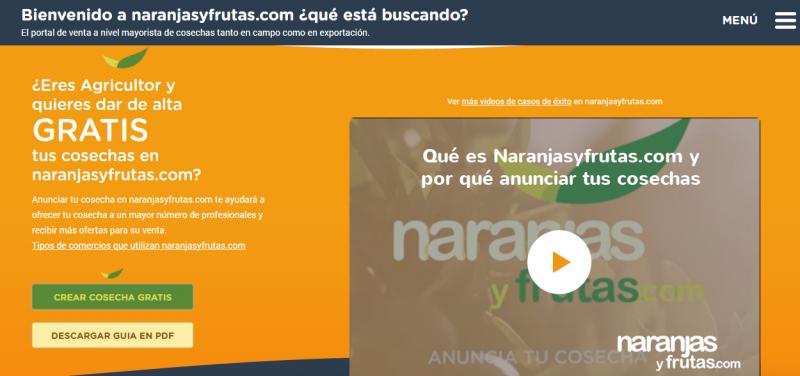 Portal de oferta agrícola española incluye ahora a productores peruanos
