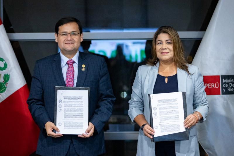 ProInversión, Midagri y GORE Lambayeque firman convenio para incrementar la seguridad hídrica de 90 mil hectáreas del valle Chancay - Lambayeque