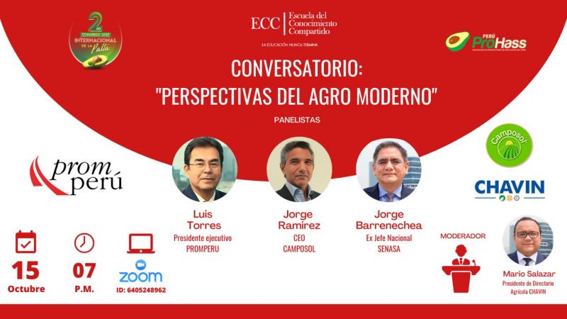PromPerú, Camposol y Chavín en Conversatorio “Perspectivas del Agro Moderno”